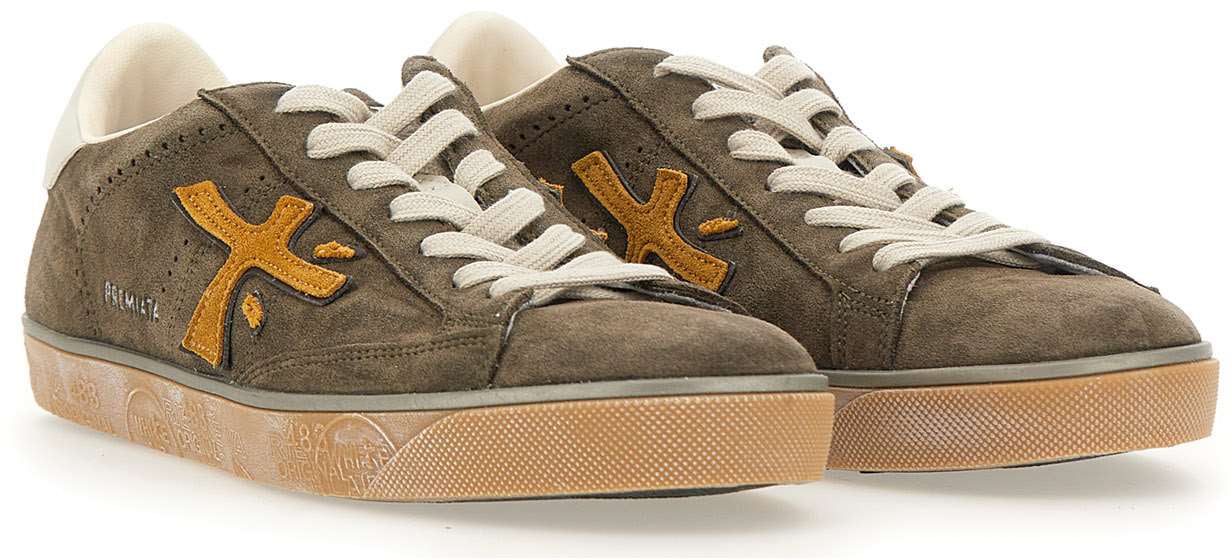 Premiata Sneakers Green Groen