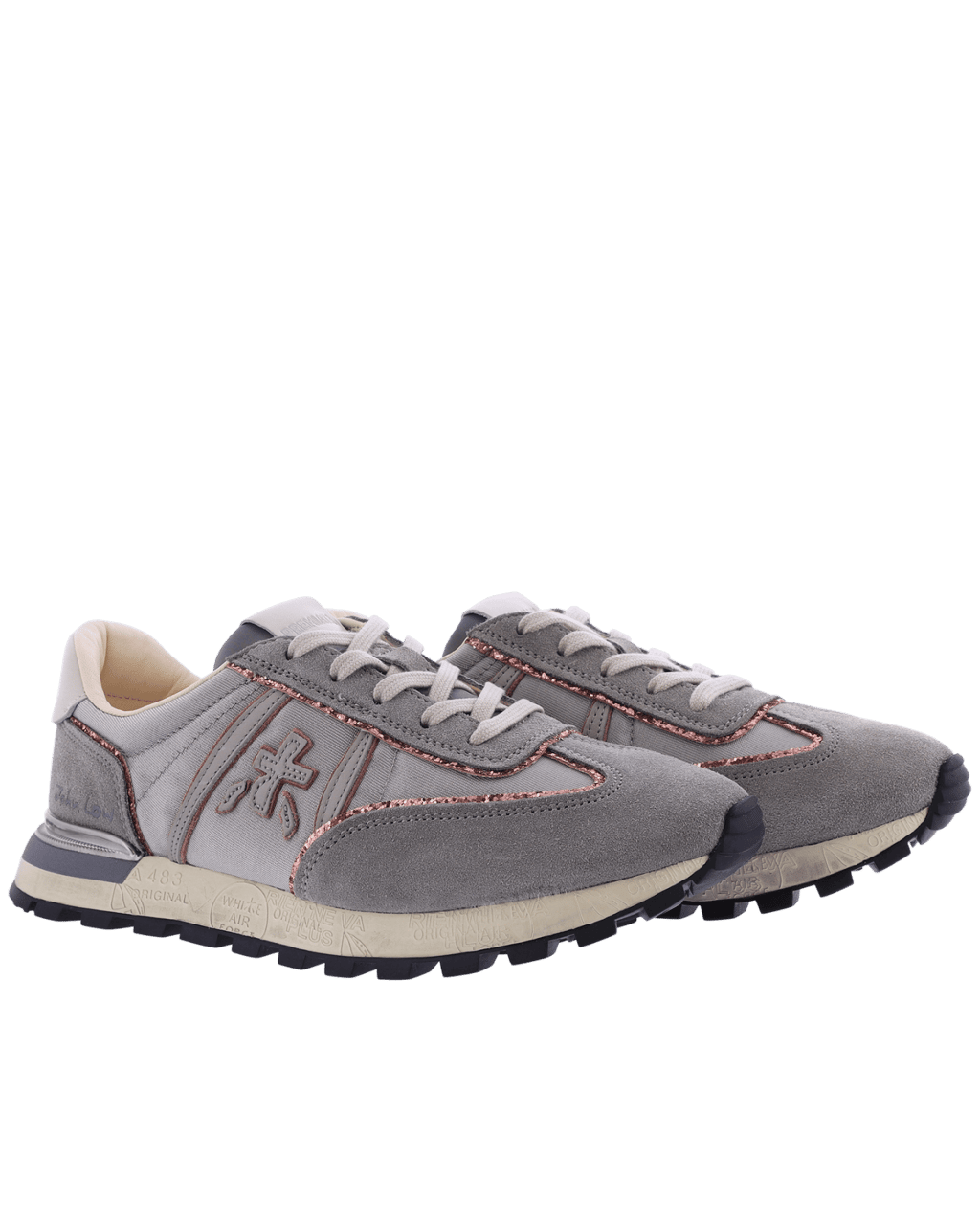 Premiata Dames Johnlow D Sneaker Grijs Grijs