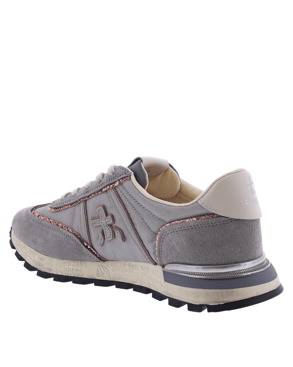 Premiata Dames Johnlow D Sneaker Grijs Grijs