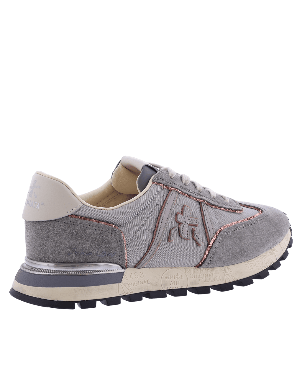 Premiata Dames Johnlow D Sneaker Grijs Grijs