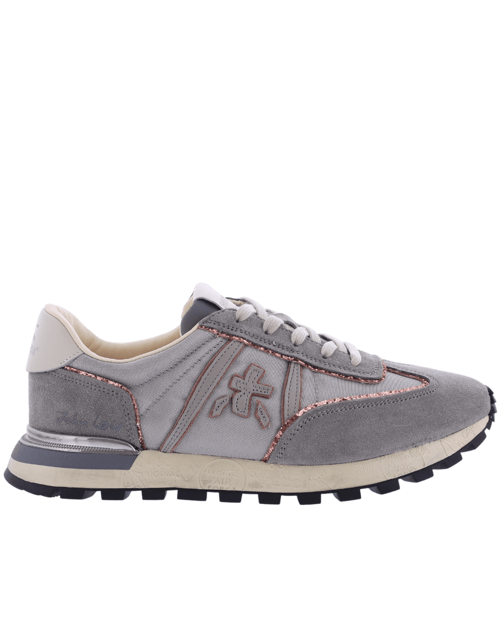 Premiata Dames Johnlow D Sneaker Grijs Grijs