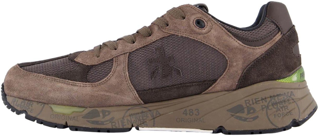 Premiata Heren Mase Sneaker Bruin Bruin