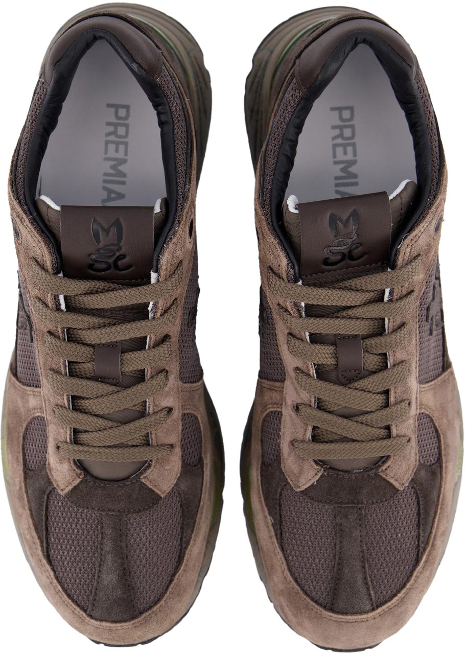 Premiata Heren Mase Sneaker Bruin Bruin