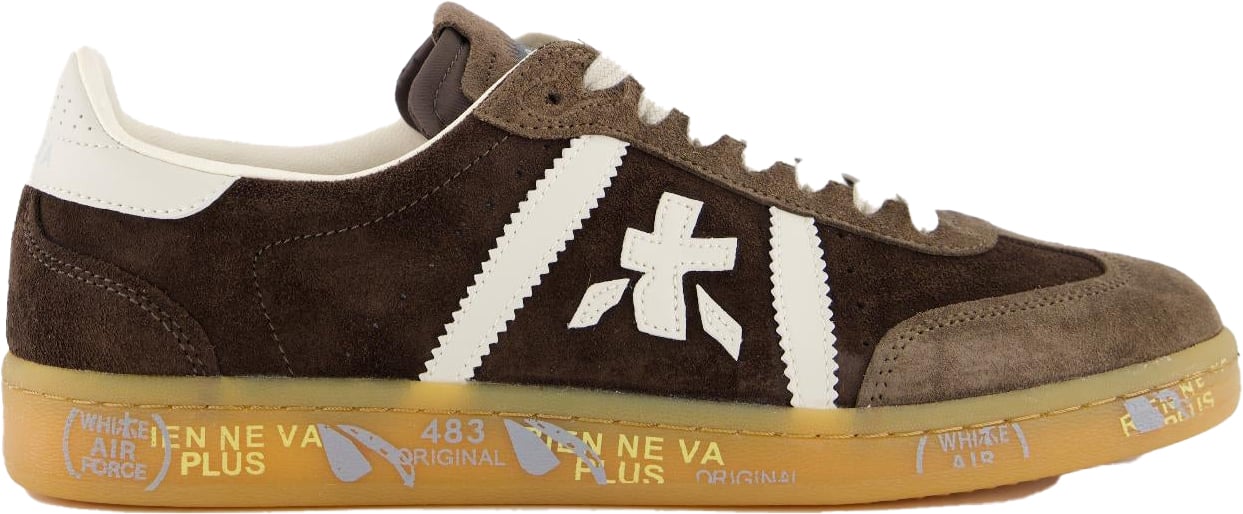 Premiata Heren Bonnie Sneaker Bruin Bruin