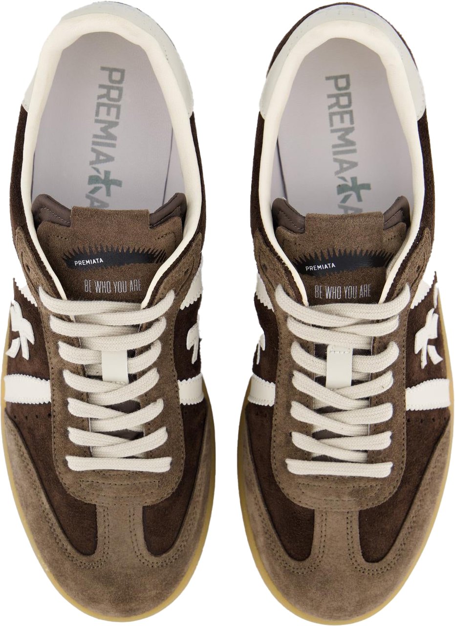 Premiata Heren Bonnie Sneaker Bruin Bruin