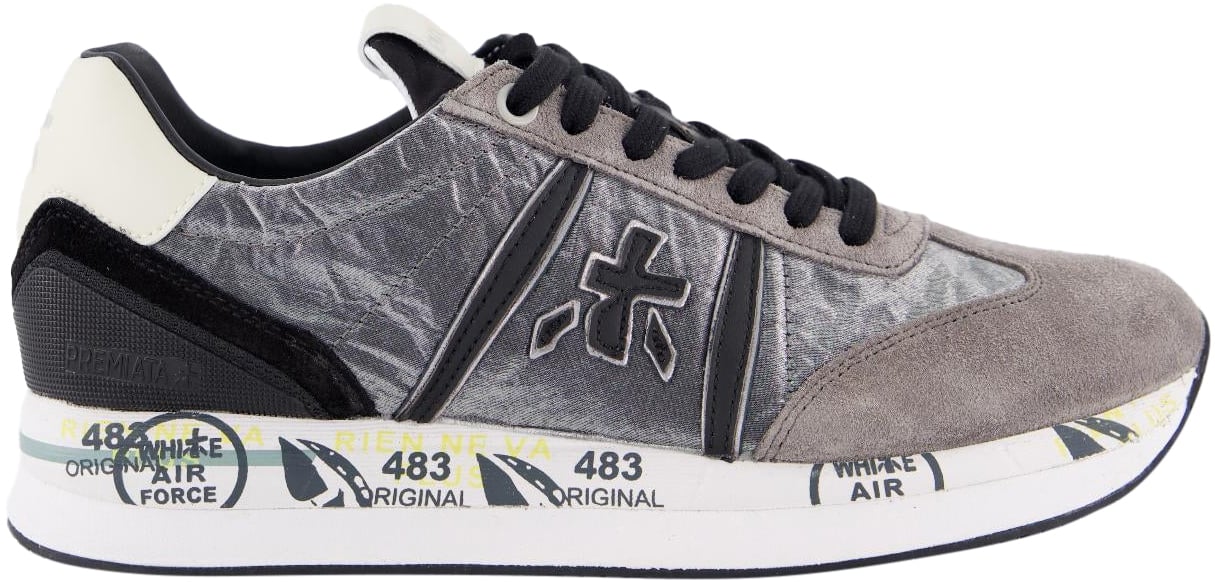 Premiata Dames Conny Sneaker Grijs Grijs