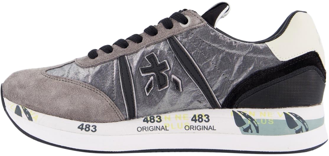 Premiata Dames Conny Sneaker Grijs Grijs
