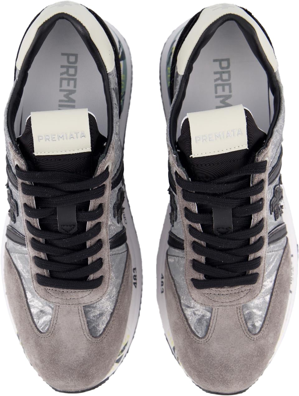 Premiata Dames Conny Sneaker Grijs Grijs