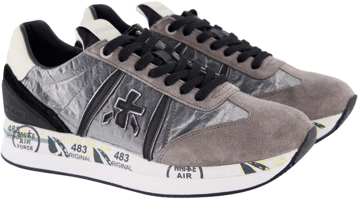 Premiata Dames Conny Sneaker Grijs Grijs