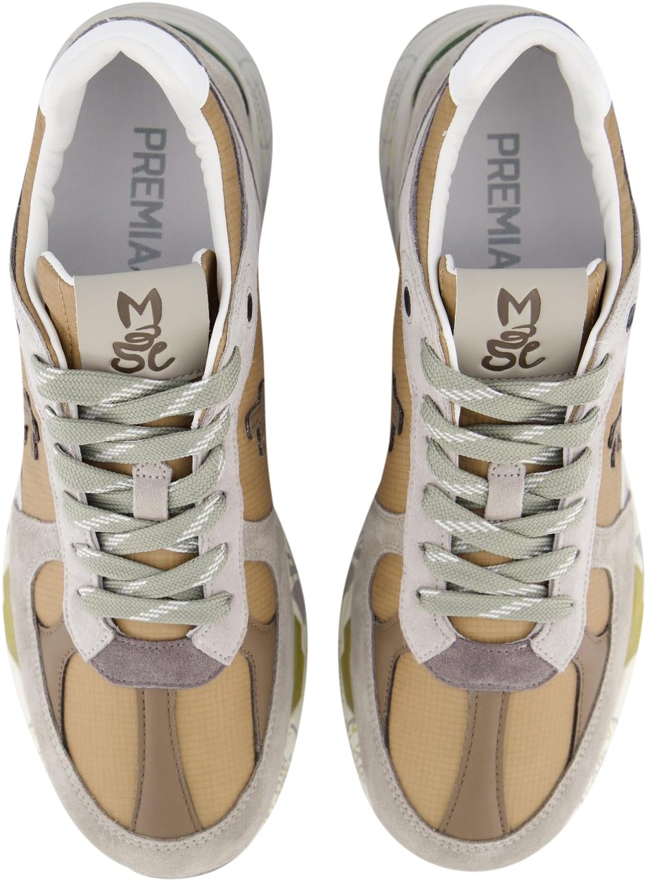 Premiata Heren Mase Sneaker Bruin Bruin