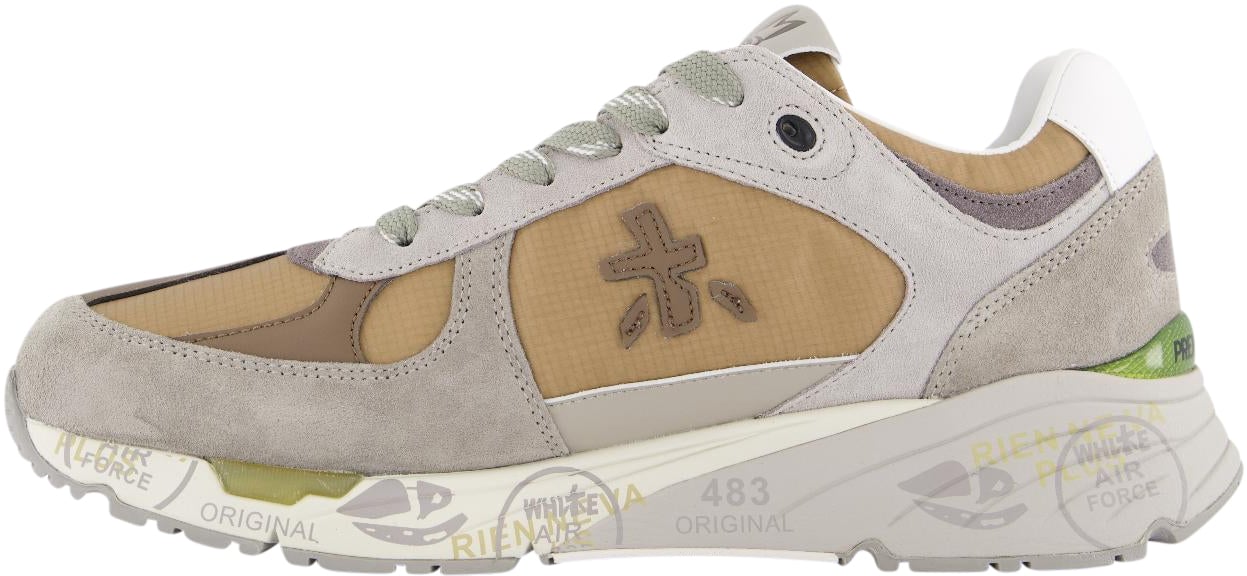 Premiata Heren Mase Sneaker Bruin Bruin
