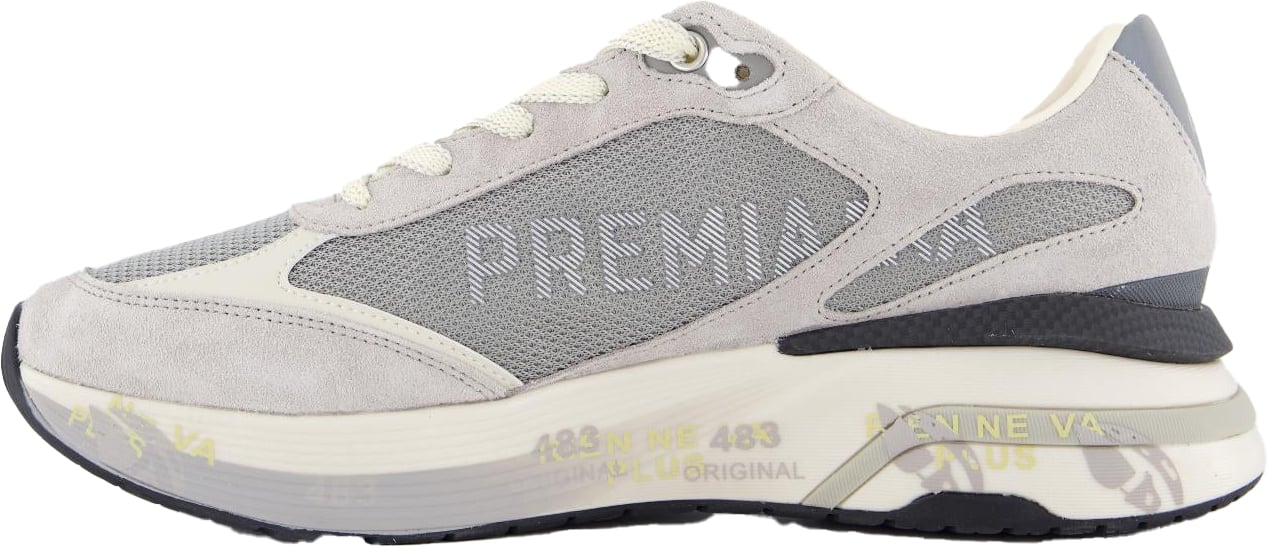 Premiata Heren Moerun Sneaker Grijs Grijs
