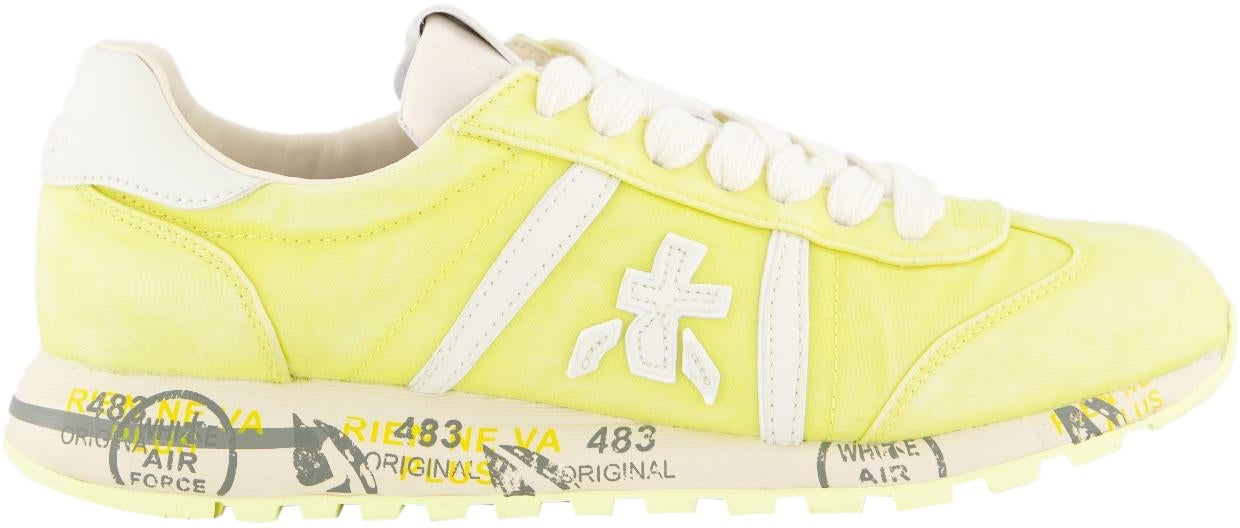 Premiata Dames Lucyd Sneaker Geel Neutraal