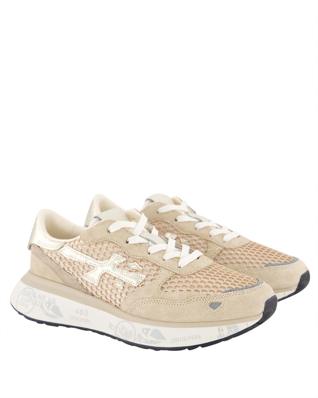 Premiata Dames Lauryn Sneaker Beige Beige