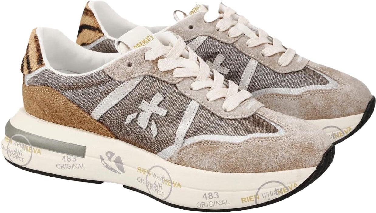 Premiata Dames Cassie Grijs
