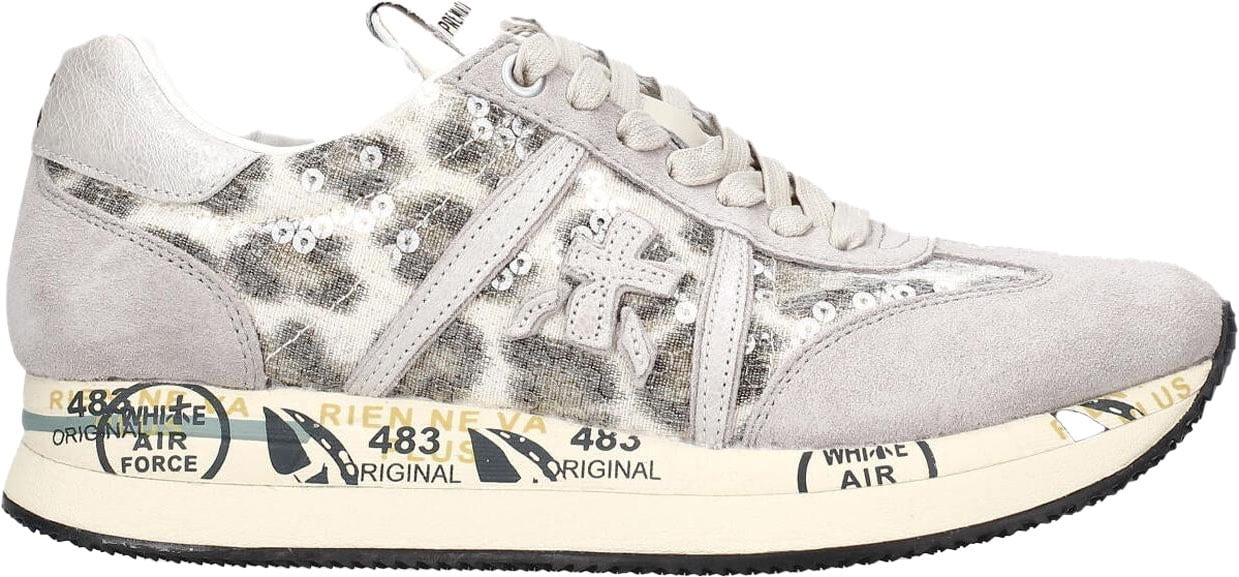 Premiata Dames Conny Grijs