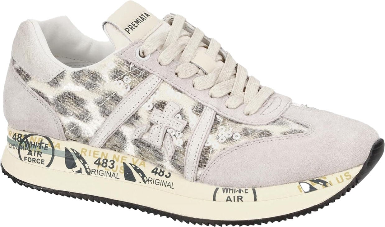 Premiata Dames Conny Grijs
