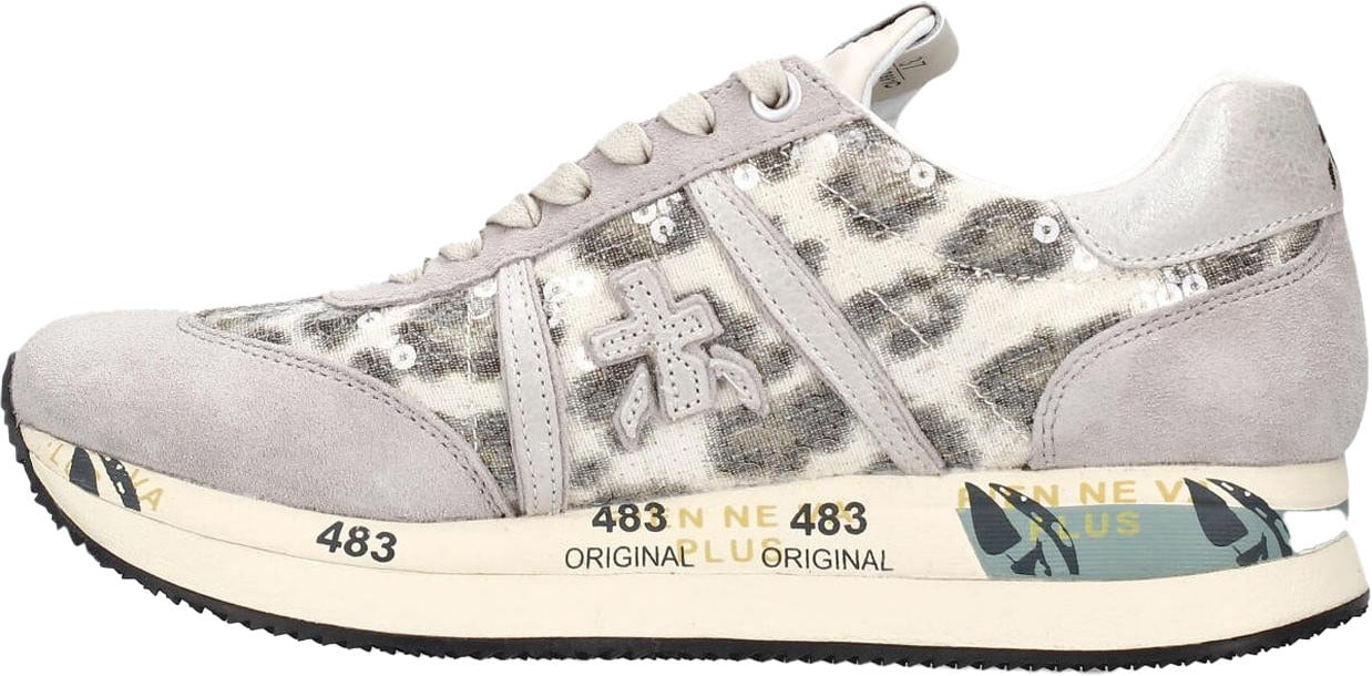 Premiata Dames Conny Grijs
