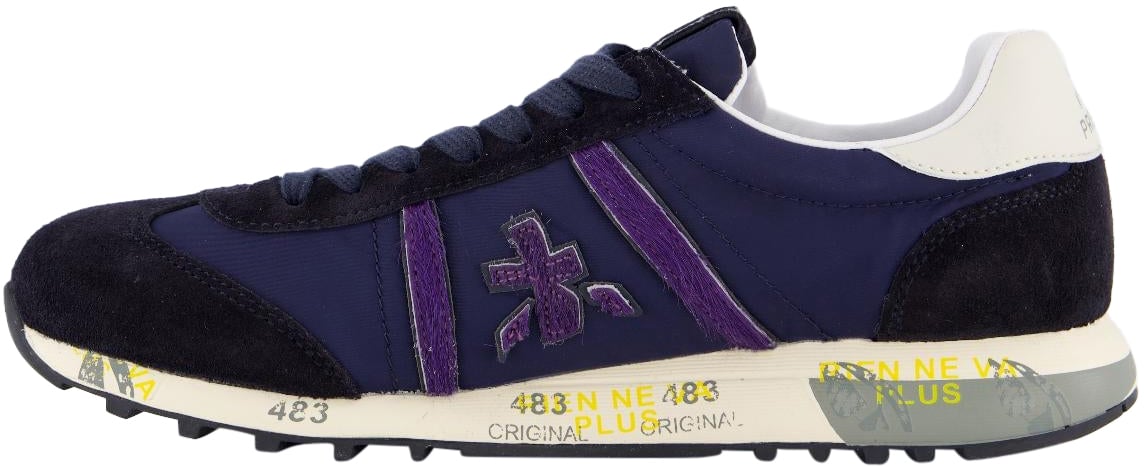 Premiata Dames Lucy Sneaker Blauw/Paars Blauw