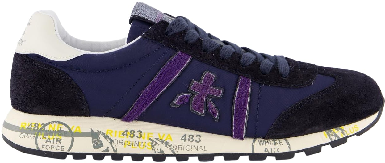 Premiata Dames Lucy Sneaker Blauw/Paars Blauw