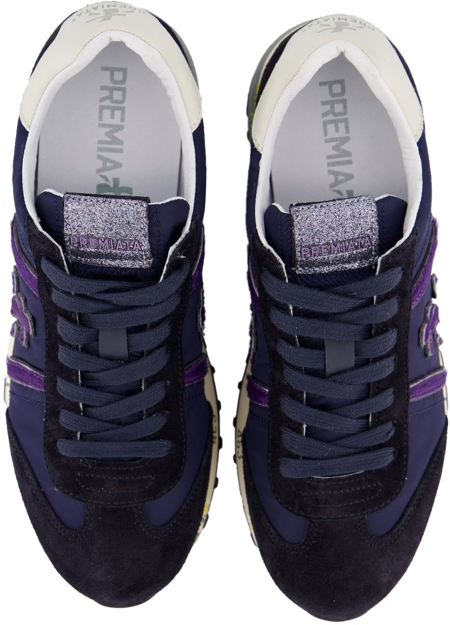 Premiata Dames Lucy Sneaker Blauw/Paars Blauw
