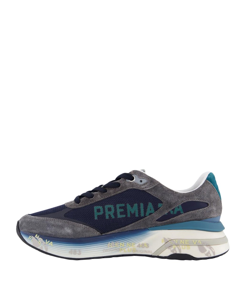 Premiata Heren Moerun Sneaker Blue Blauw