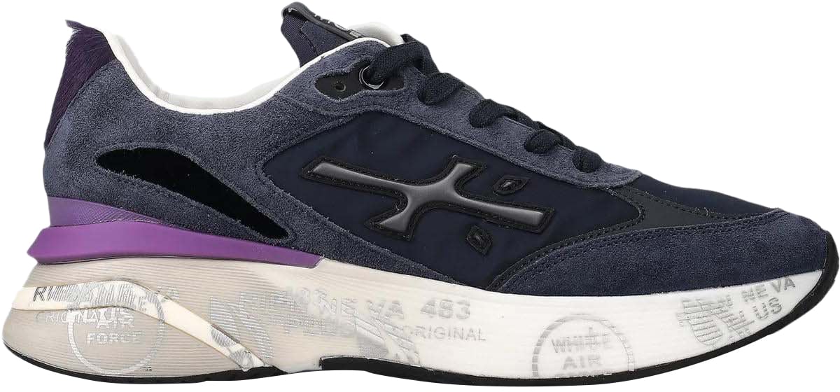 Premiata Dames Moerund Sneaker Blauw