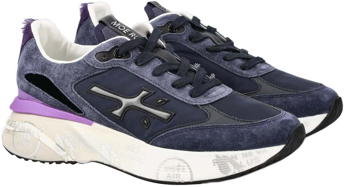 Premiata Dames Moerund Sneaker Blauw