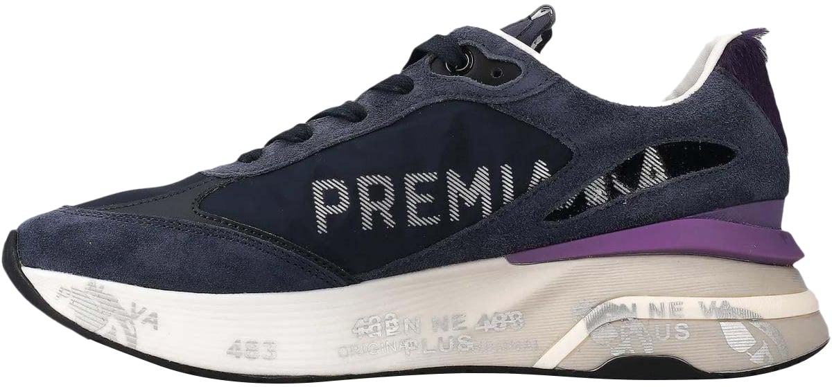 Premiata Dames Moerund Sneaker Blauw