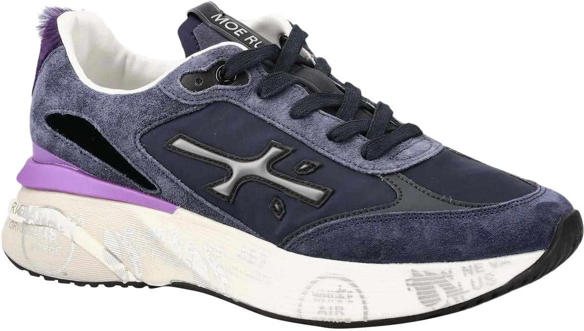 Premiata Dames Moerund Sneaker Blauw