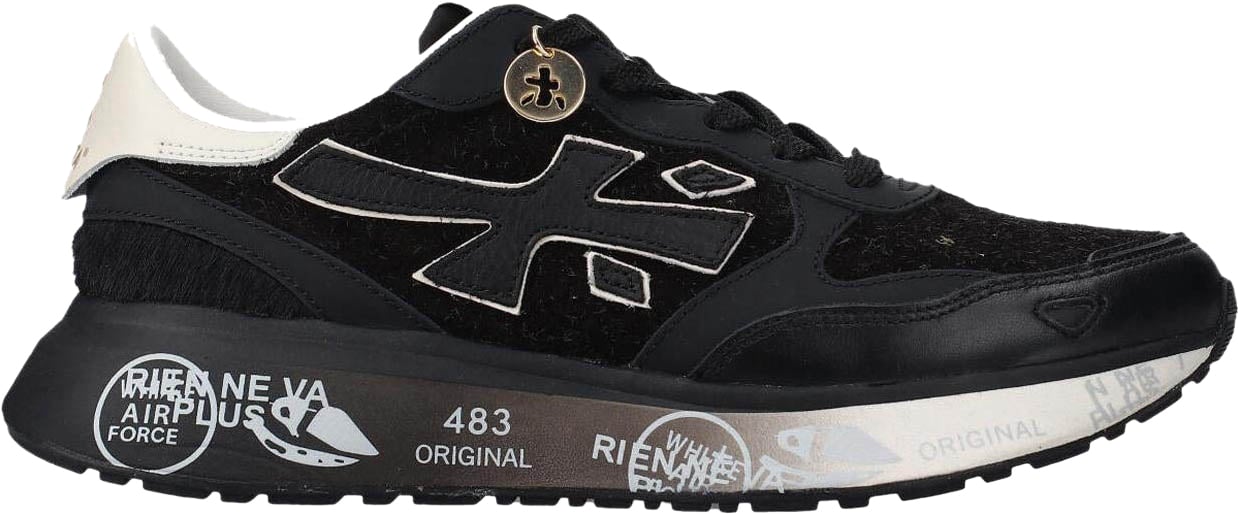 Premiata Dames Lauryn sneakers Zwart