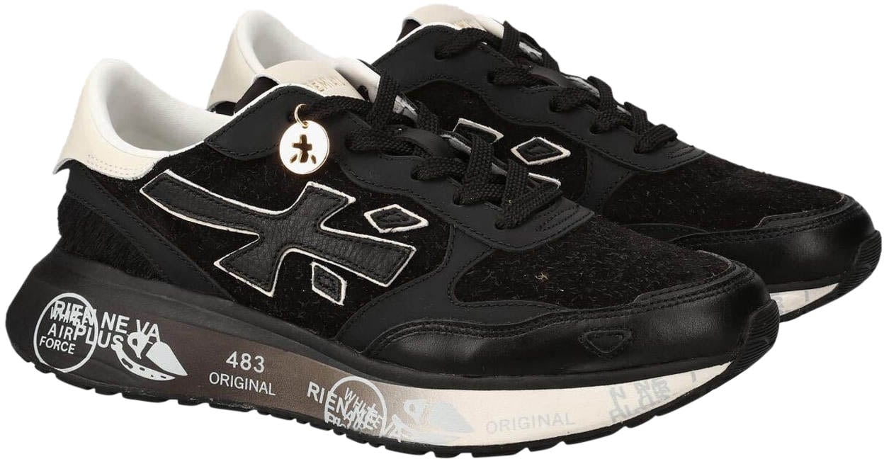 Premiata Dames Lauryn sneakers Zwart