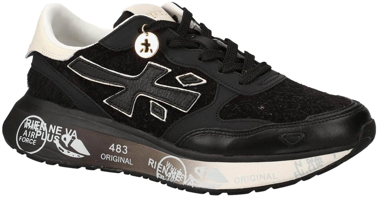 Premiata Dames Lauryn sneakers Zwart