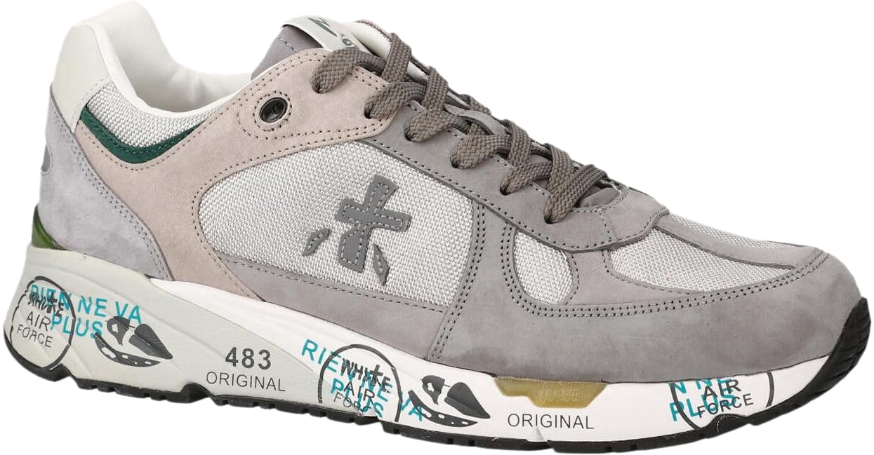 Premiata Heren Mase Grijs