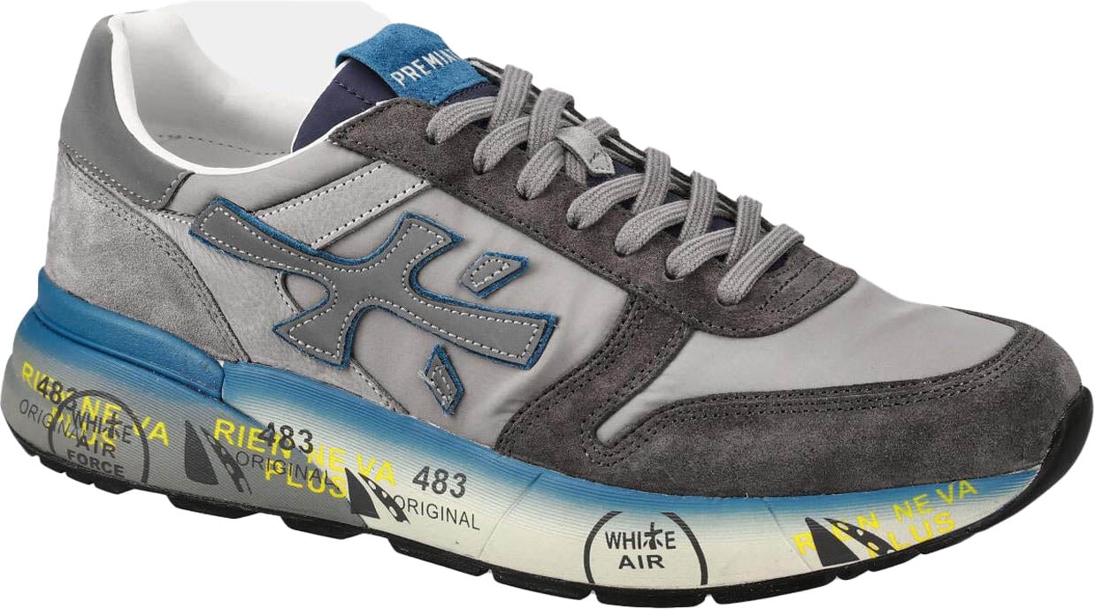 Premiata Heren Mick Sneaker Grijs Grijs