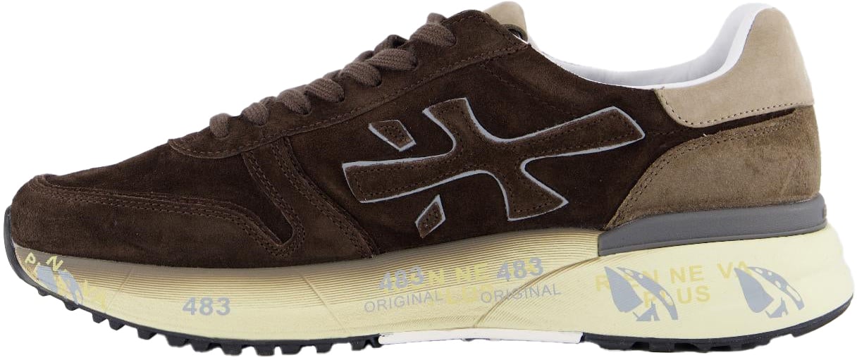 Premiata Heren Mick Sneaker Bruin Bruin