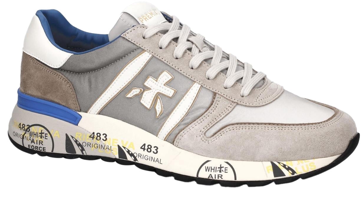 Premiata Heren Lander Grijs