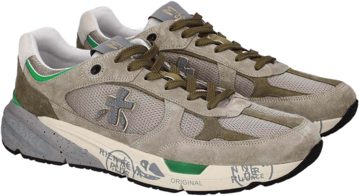 Premiata Heren Mase Grijs