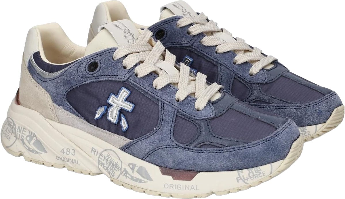 Premiata Dames Mased sneakers Blauw