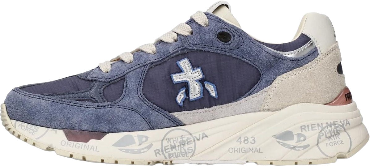 Premiata Dames Mased sneakers Blauw
