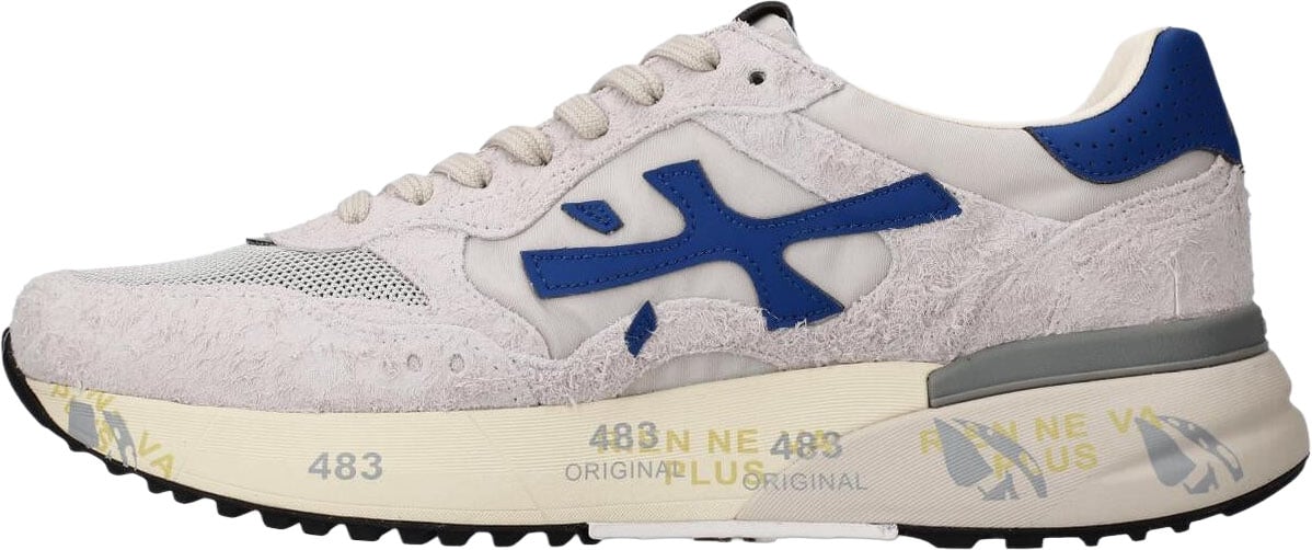 Premiata Heren Mick Sneaker Wit Wit