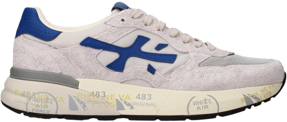 Premiata Heren Mick Sneaker Wit Wit