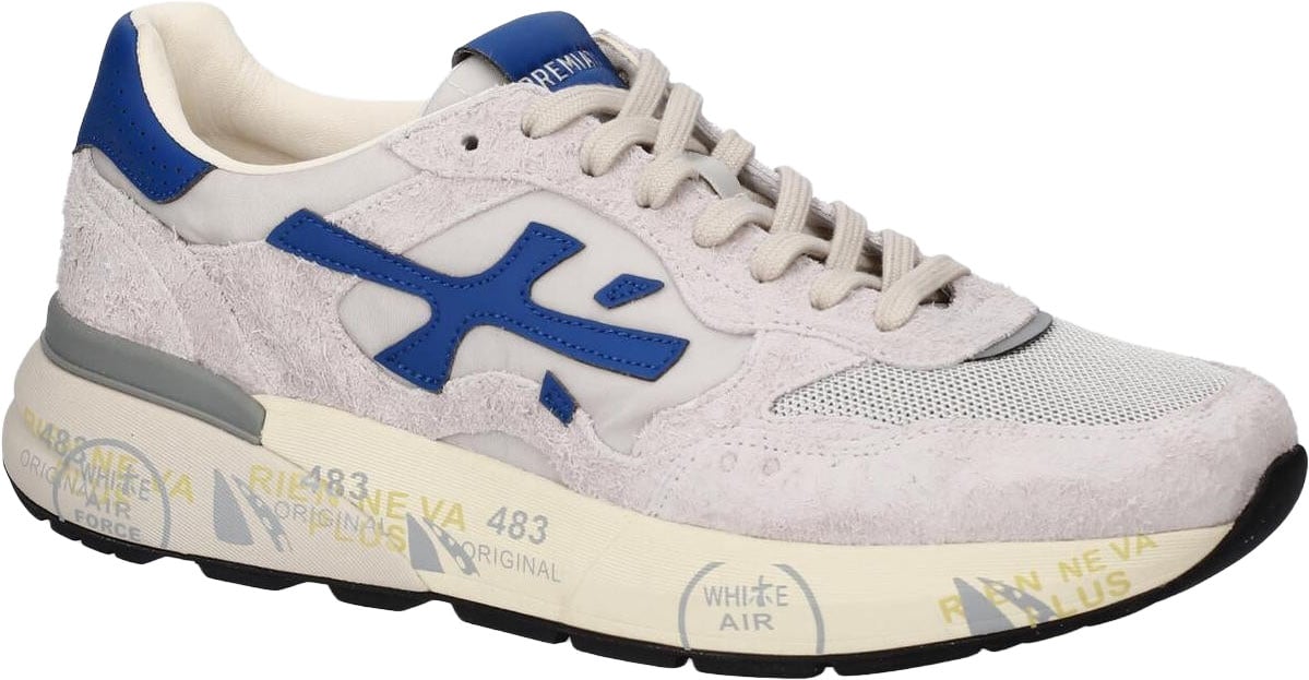 Premiata Heren Mick Sneaker Wit Wit