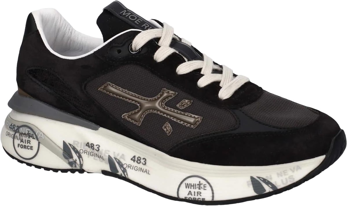 Premiata Dames Moerun Sneaker Blauw Blauw