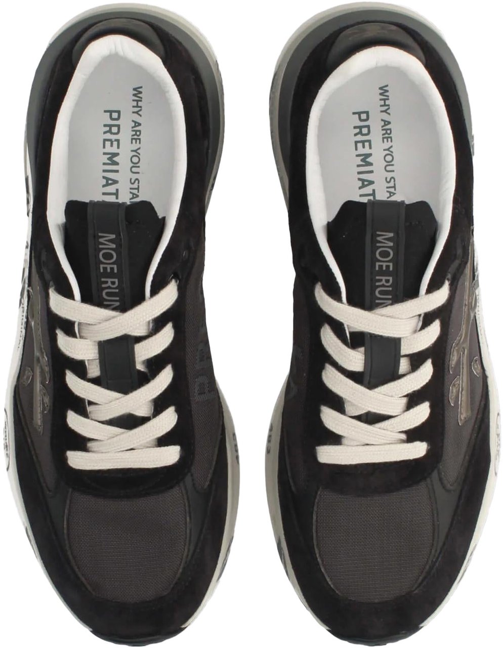 Premiata Dames Moerun Sneaker Blauw Blauw