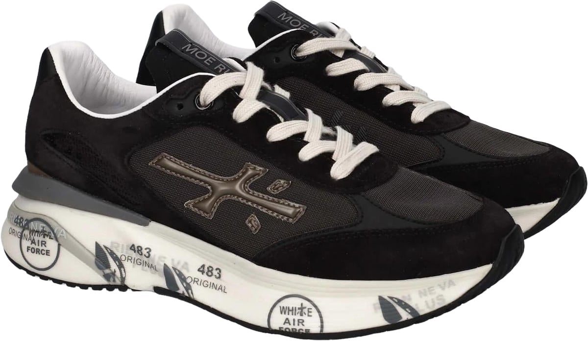 Premiata Dames Moerun Sneaker Blauw Blauw