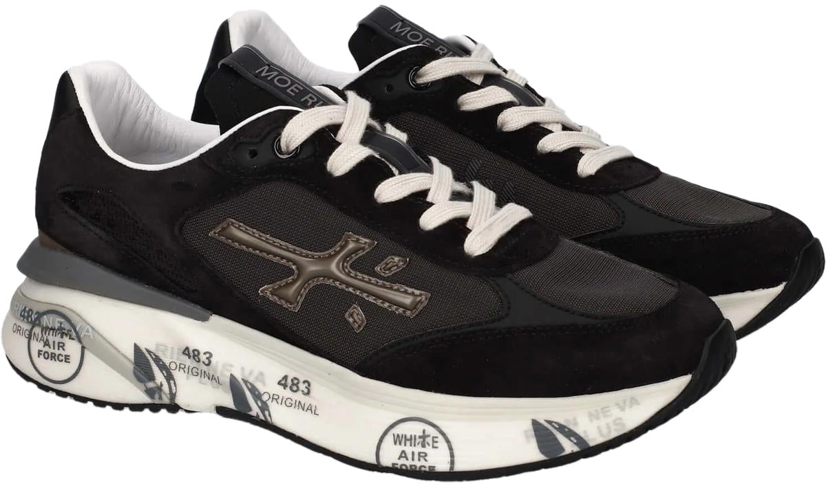 Premiata Dames Moerun Sneaker Blauw Blauw