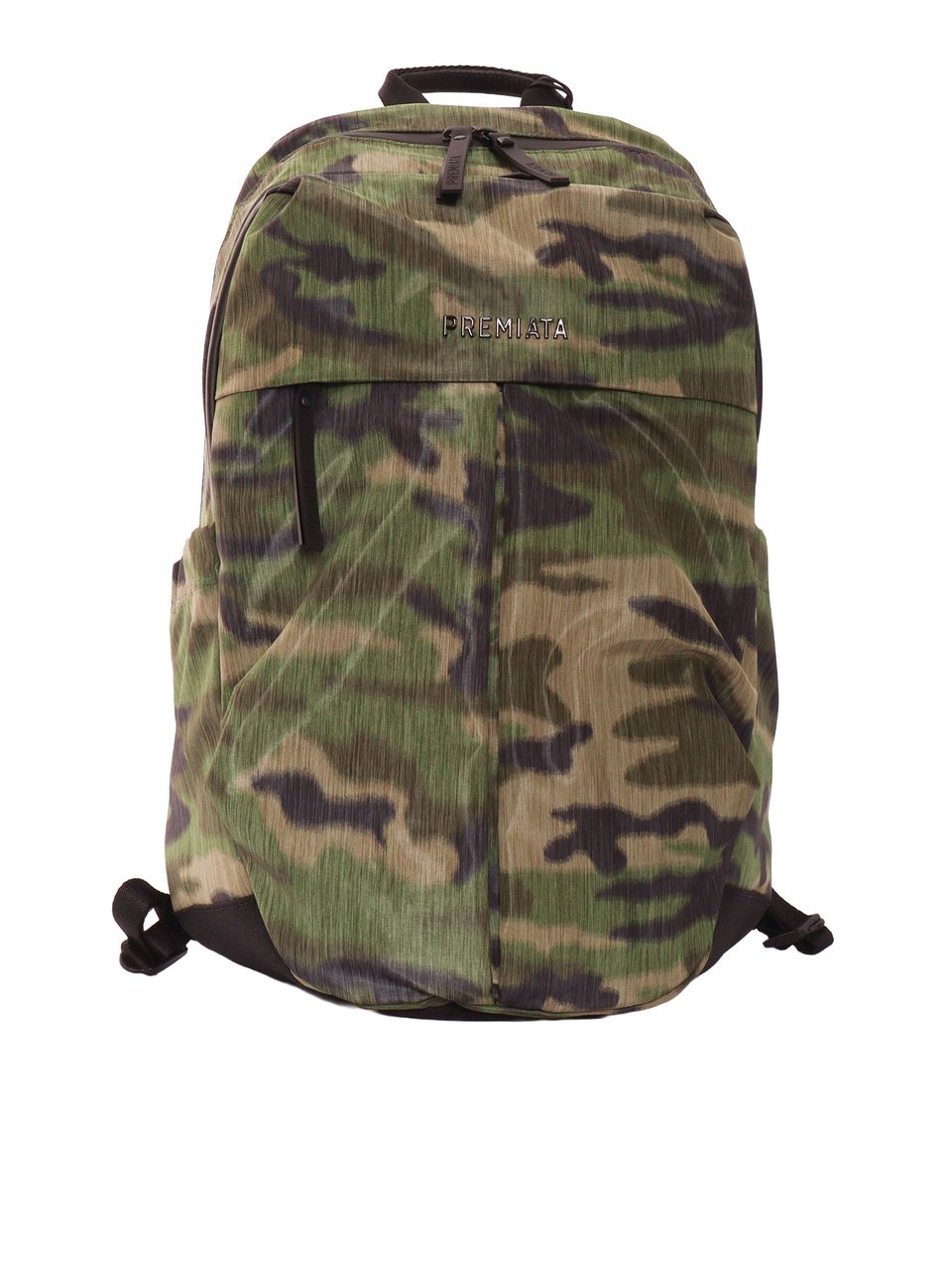 Premiata Wonder Camouflage Leather Accent Backpack Groen