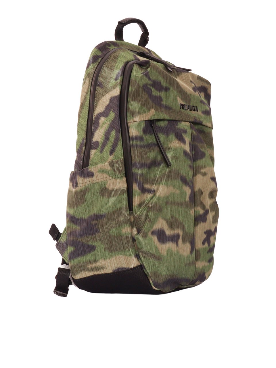 Premiata Wonder Camouflage Leather Accent Backpack Groen