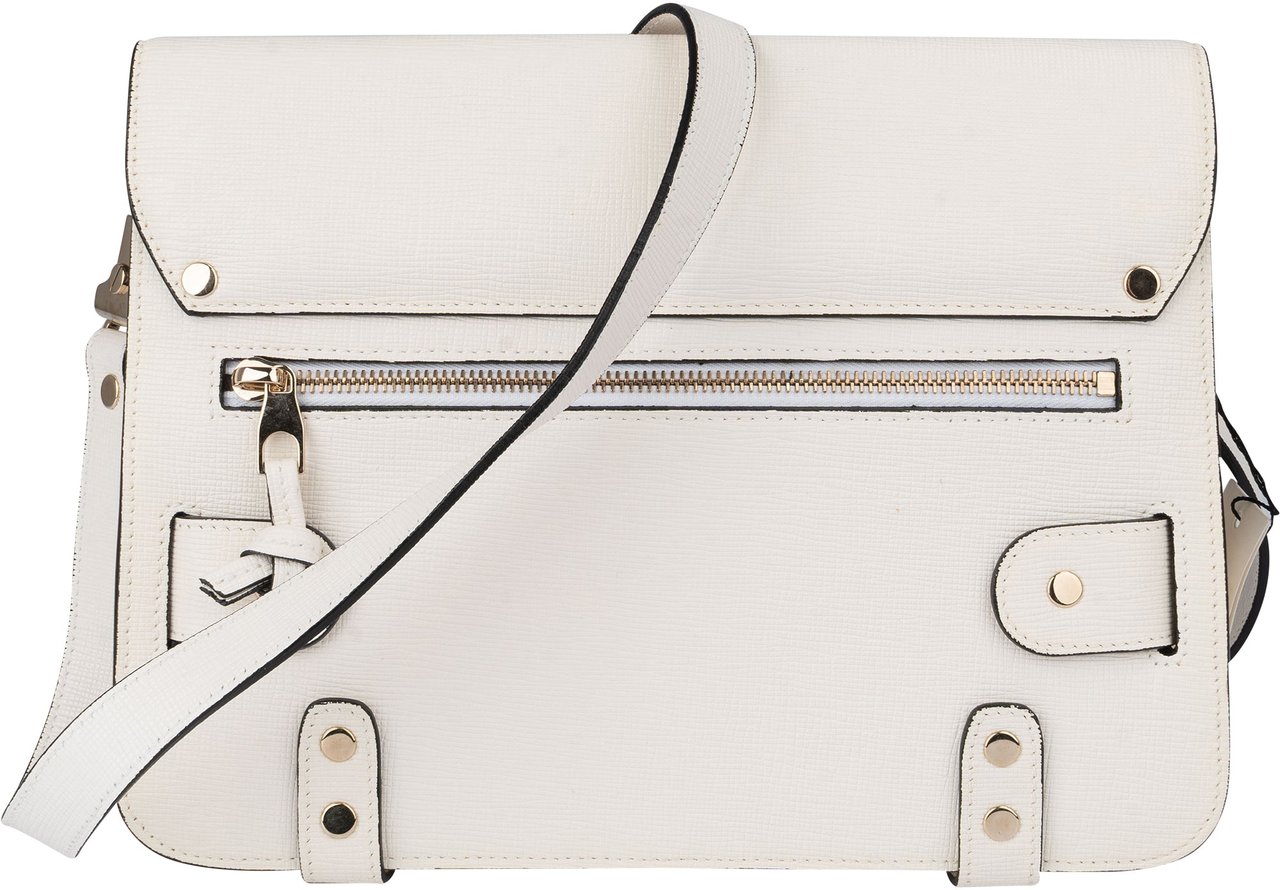 Proenza Schouler Proenza White Leather Schouler Crossbody Bag Wit